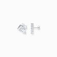 Silver ear studs with white zirconia in different sizes from the  collection in the THOMAS SABO online store
