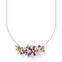 Necklace flowers colourful stones silver from the  collection in the THOMAS SABO online store