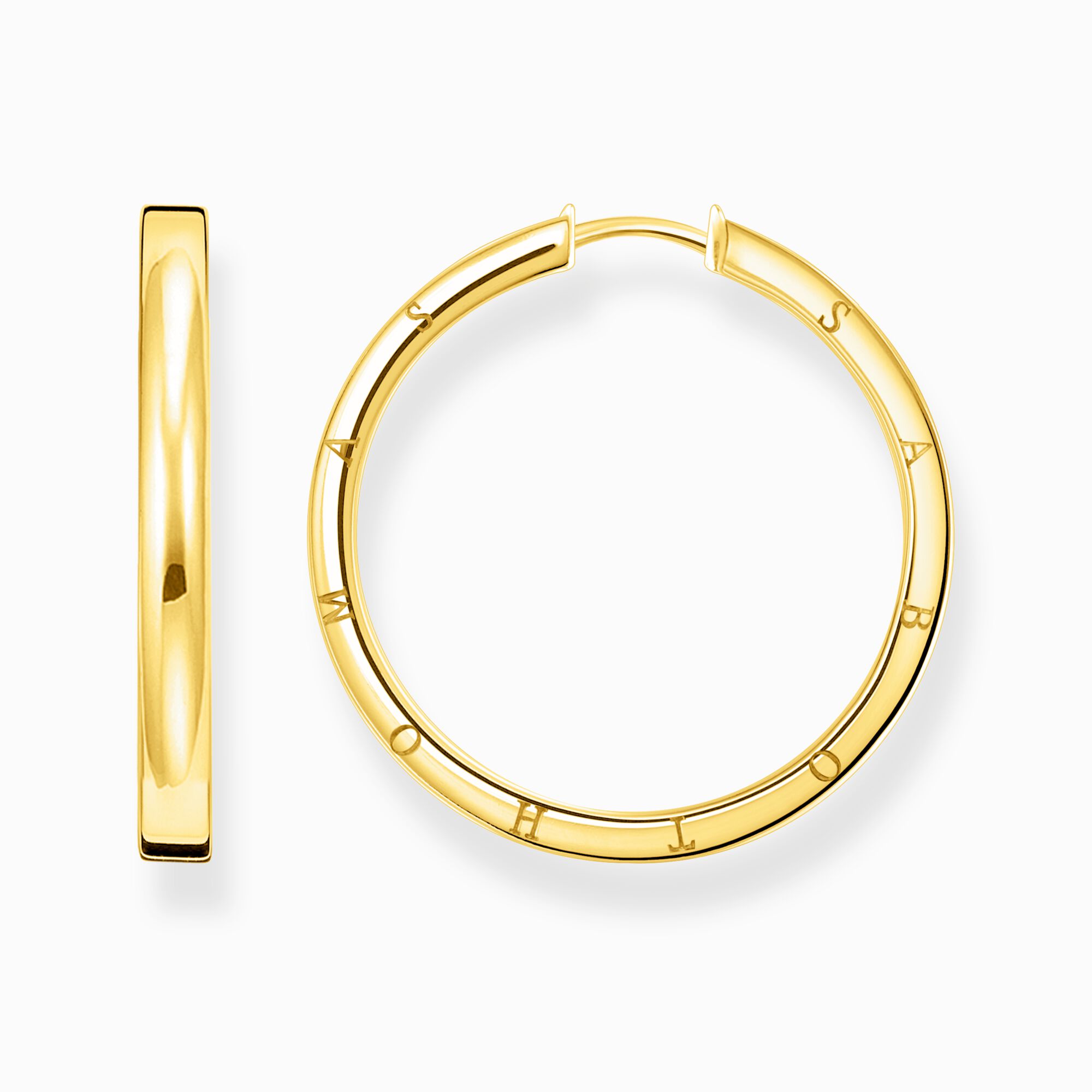 Hoop earrings large gold from the  collection in the THOMAS SABO online store