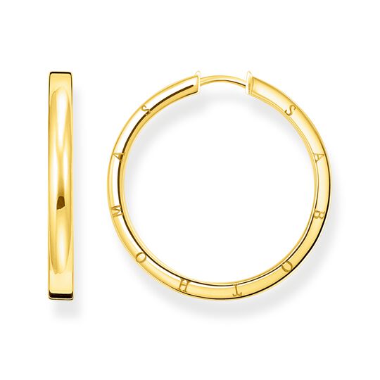 Hoop earrings large gold from the  collection in the THOMAS SABO online store