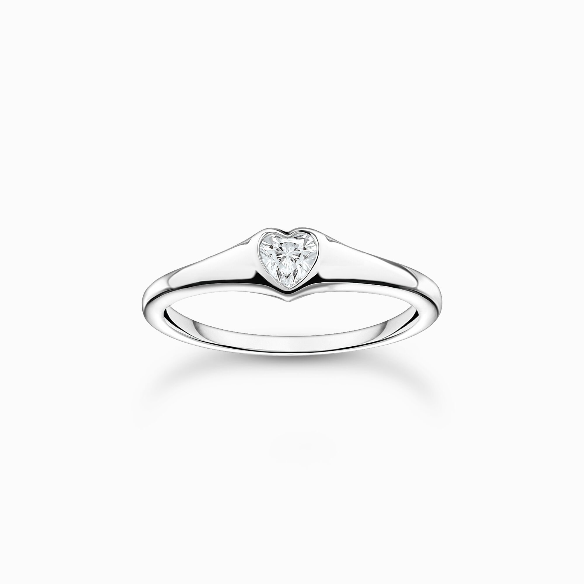 Ring heart silver from the Charming Collection collection in the THOMAS SABO online store