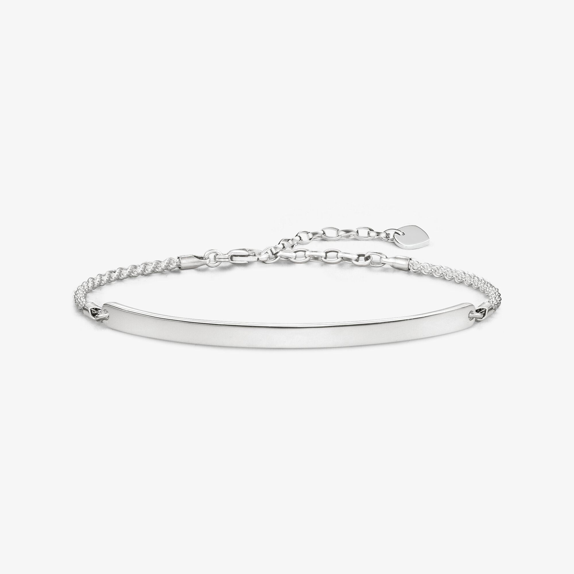 THOMAS SABO Bracelet classique, Argent sterling, Taille: 18 cm, femme