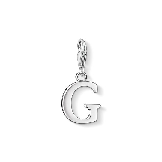 Charm pendant letter G from the Charm Club collection in the THOMAS SABO online store