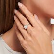 Ring white stone silver from the  collection in the THOMAS SABO online store
