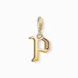 colgante Charm letra P oro de la colección Charm Club en la tienda online de THOMAS SABO