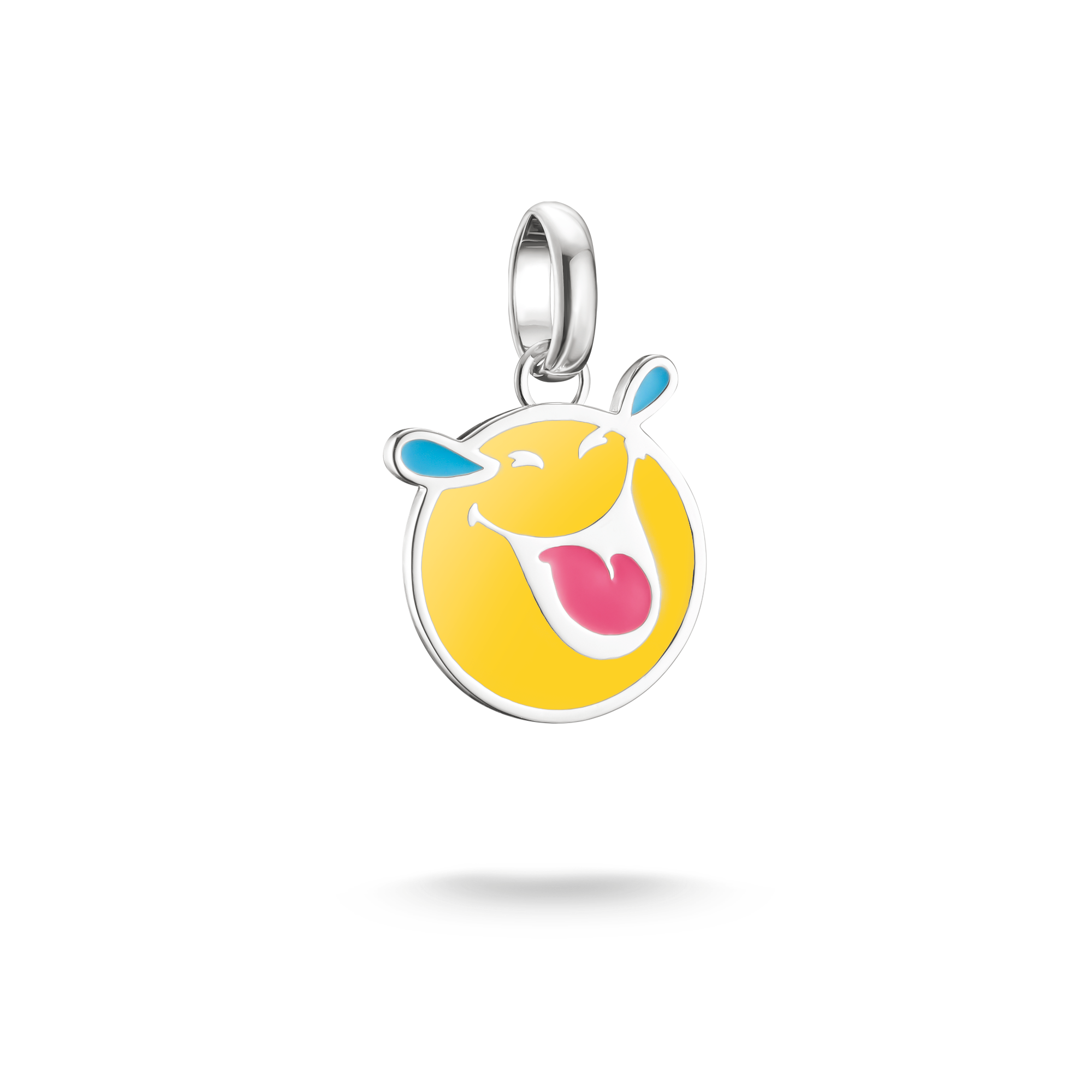 Thomas Sabo SMILEYWORLD® Laughing Charm-Anhänger Connect Silber mehrfarbig CC1295-664-7