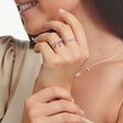 Ring Libelle mit Steine ros&eacute;gold aus der Charming Collection Kollektion im Online Shop von THOMAS SABO