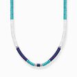 Cha&icirc;ne avec des pierres bleues de la collection Charming Collection dans la boutique en ligne de THOMAS SABO