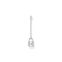 Single earring lock with white stones silver from the Charming Collection collection in the THOMAS SABO online store