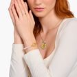 Bracelet dor&eacute; avec Beads rose et maillons de la collection  dans la boutique en ligne de THOMAS SABO
