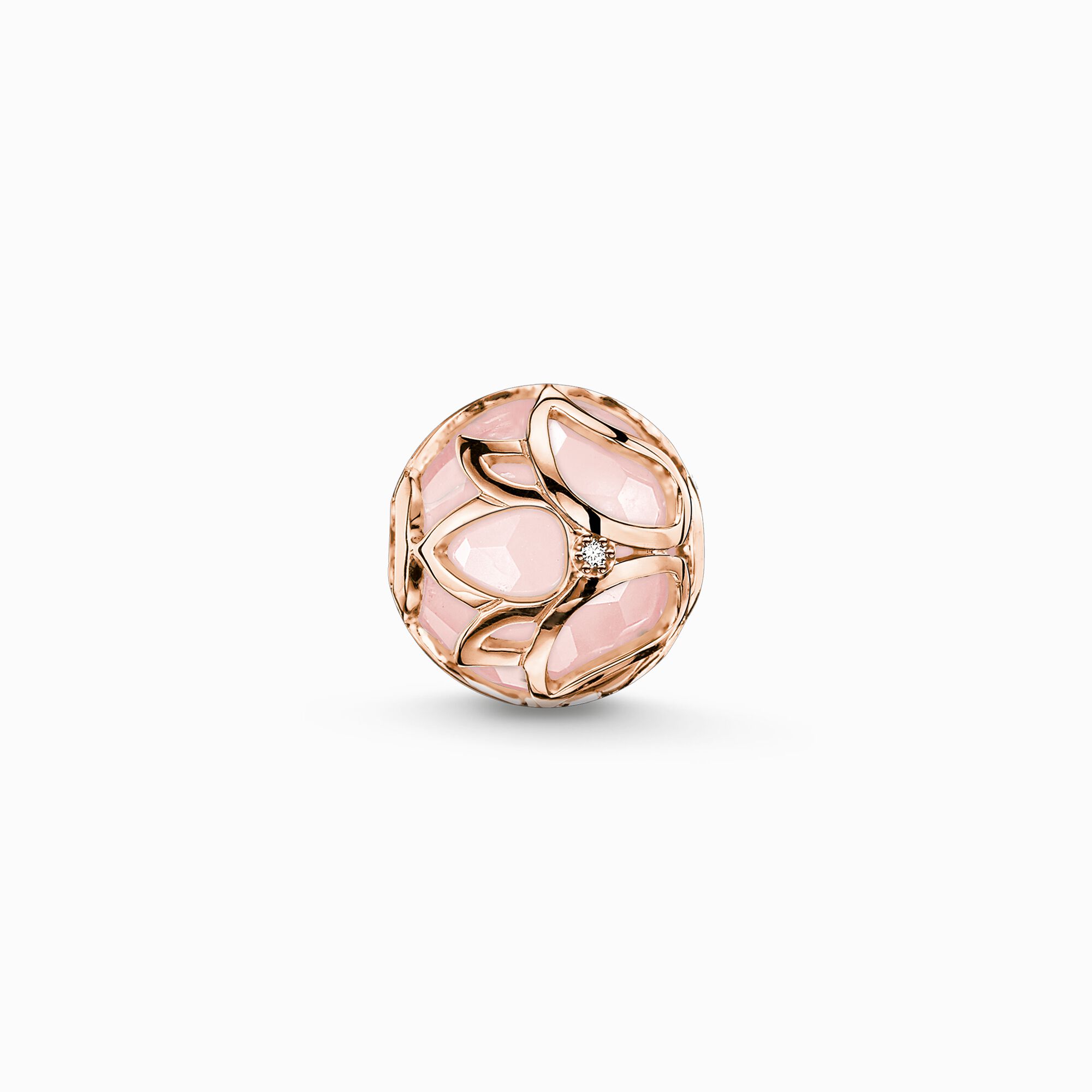 Bead pink lotus flower from the Karma Beads collection in the THOMAS SABO online store