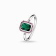 Ring red and green stones, silver from the  collection in the THOMAS SABO online store
