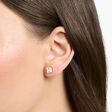 Clous d&#39;oreilles avec pierre blanches plaqu&eacute; or de la collection  dans la boutique en ligne de THOMAS SABO