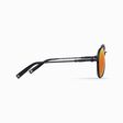 Gafas de sol aviador HARRISON con montura negra y lentes de espejo naranjas de la colección  en la tienda online de THOMAS SABO