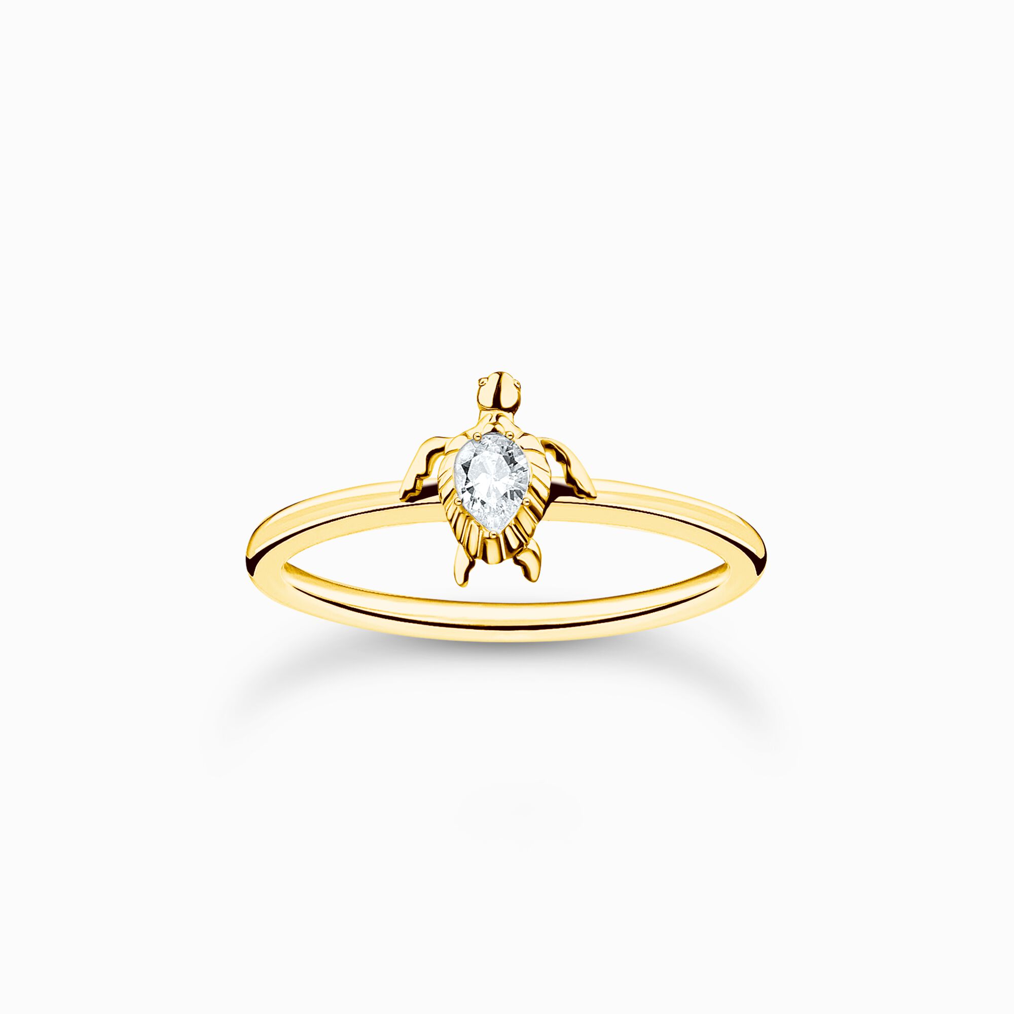 Ring turtle gold from the Charming Collection collection in the THOMAS SABO online store