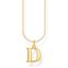 Necklace letter d gold from the Charming Collection collection in the THOMAS SABO online store