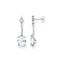 Earring white stone silver from the  collection in the THOMAS SABO online store