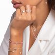 Bague perles avec pierres blanches argent de la collection Charming Collection dans la boutique en ligne de THOMAS SABO