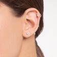 Single ear stud white stone small silver from the Charming Collection collection in the THOMAS SABO online store