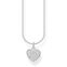 Necklace heart pav&eacute; silver from the Charming Collection collection in the THOMAS SABO online store