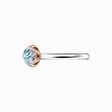 Solitaire ring blue lotos blossom from the  collection in the THOMAS SABO online store