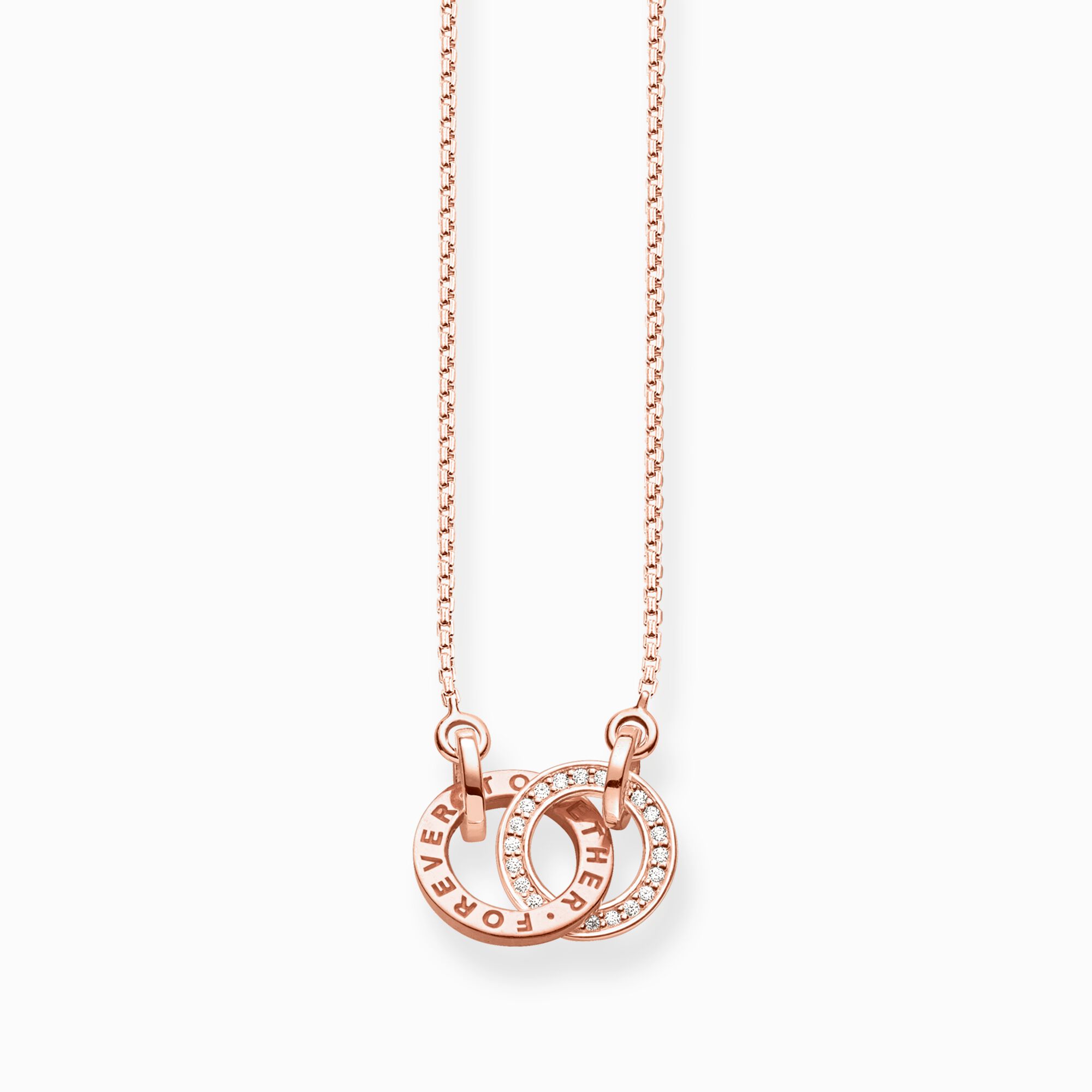 Collar Forever Together peque&ntilde;o oro rosado de la colección  en la tienda online de THOMAS SABO