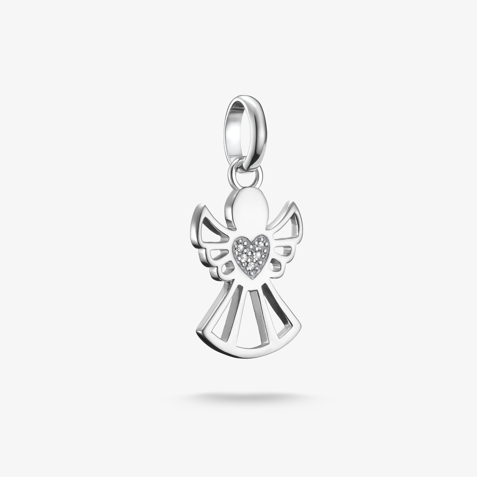 THOMAS SABO Charm-hängsmycke Kärlekens beskyddare Connect silver, 925 sterlingsilver, Storlek: one size, för damer