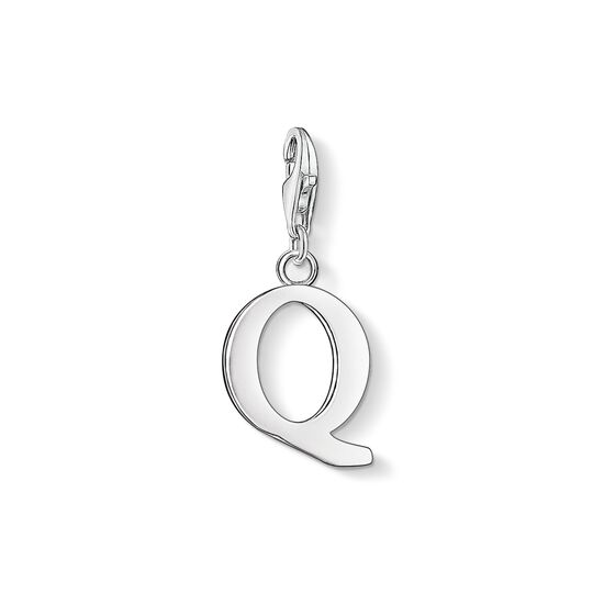 Charm pendant letter Q from the Charm Club collection in the THOMAS SABO online store