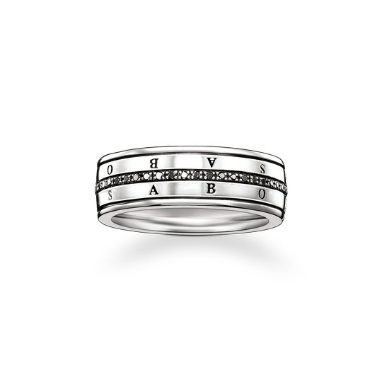 ring eternity black diamond from the  collection in the THOMAS SABO online store