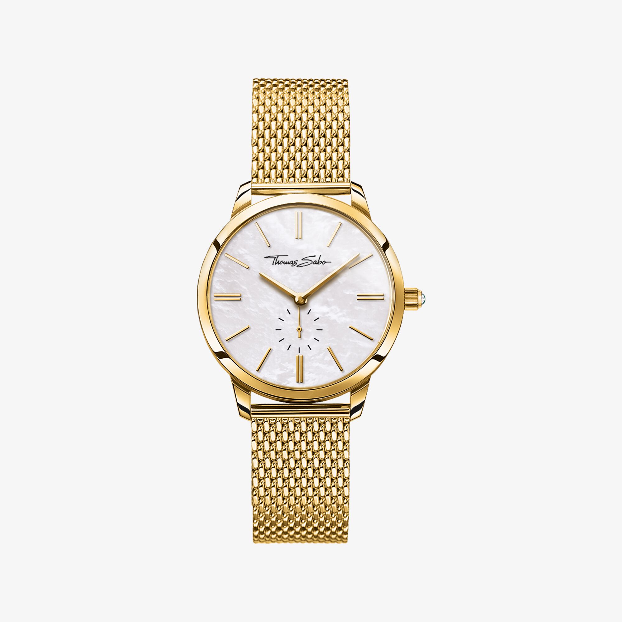 THOMAS SABO Montre pour femme glam spirit couleur or jaune Acier inoxydable, Taille: 33 MM, pour femme