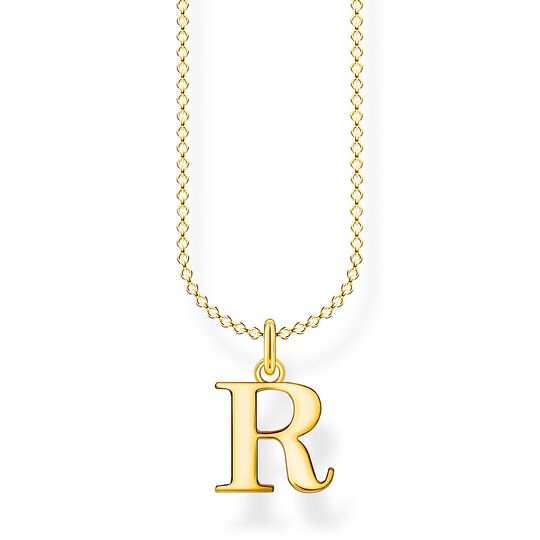 Halsband bokstaven r guld ur kollektionen Charming Collection i THOMAS SABO:s onlineshop
