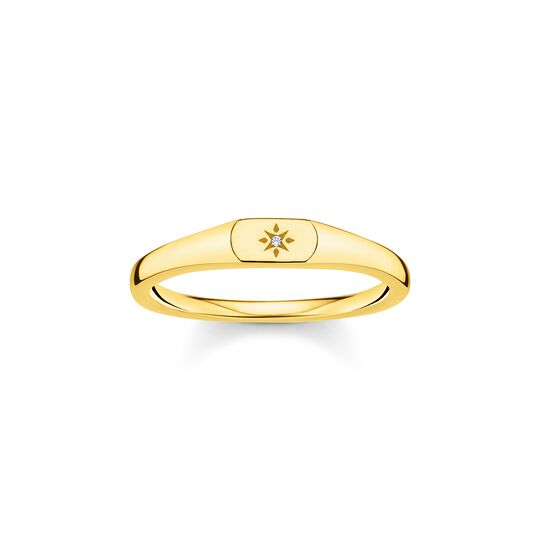 Ring star gold from the Charming Collection collection in the THOMAS SABO online store