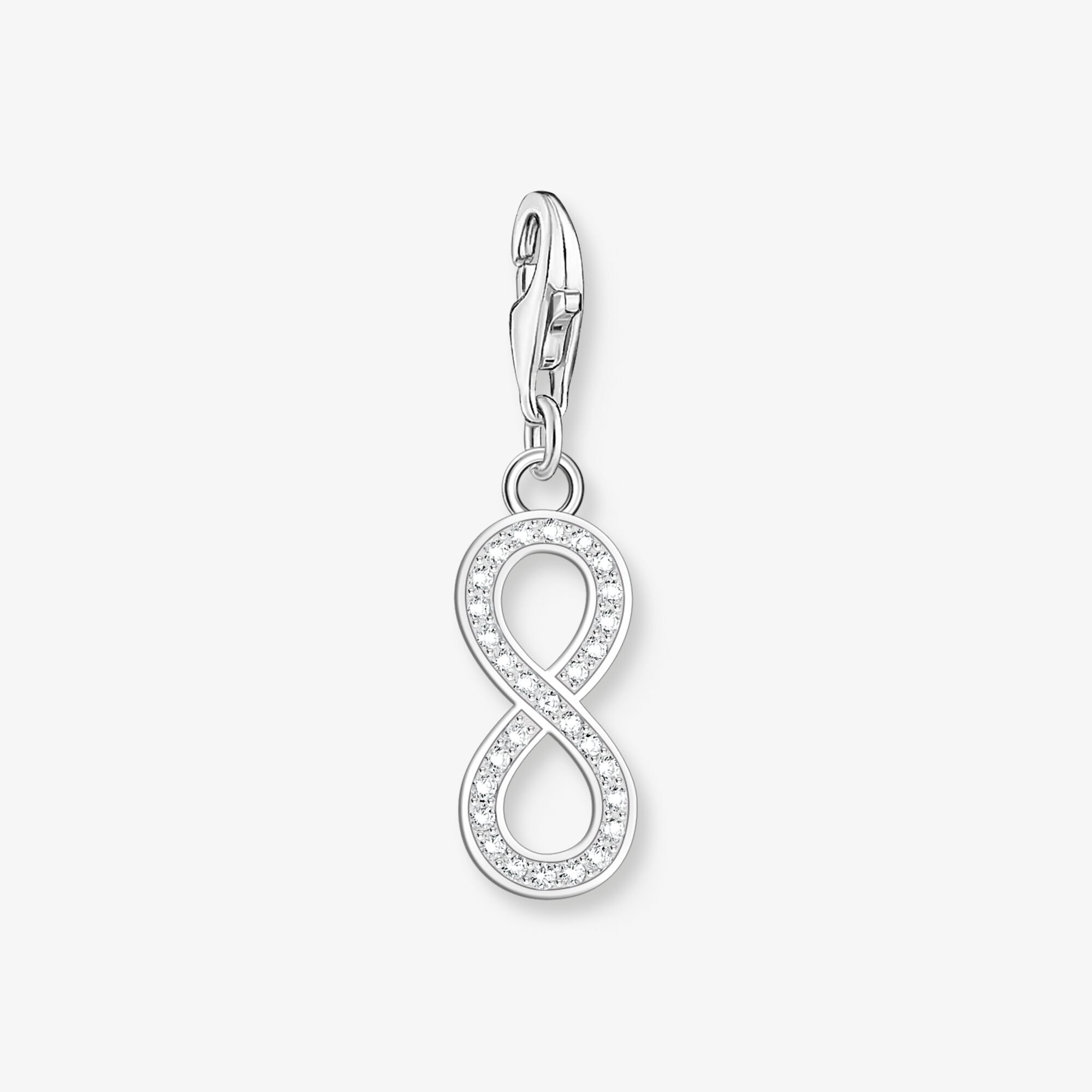 THOMAS SABO Breloque Charm signe de l’infini en argent, Argent sterling, Taille: one size, femme