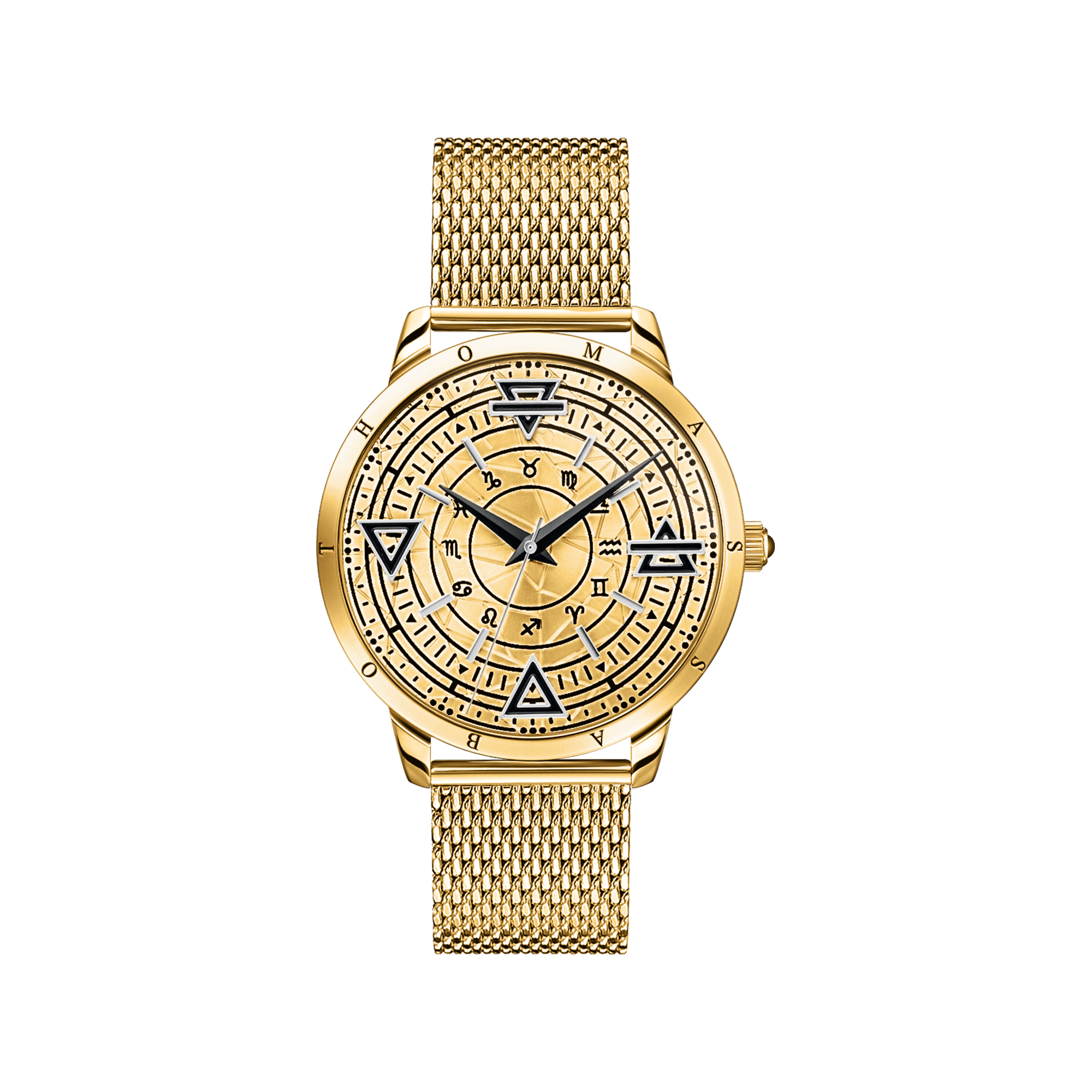 Thomas Sabo Herrenuhr Elements of Nature gelbgoldfarben gelbgoldfarben WA0388-264-207-42 MM