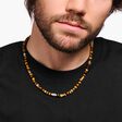 Necklace with tiger&#39;s eye beads silver from the  collection in the THOMAS SABO online store