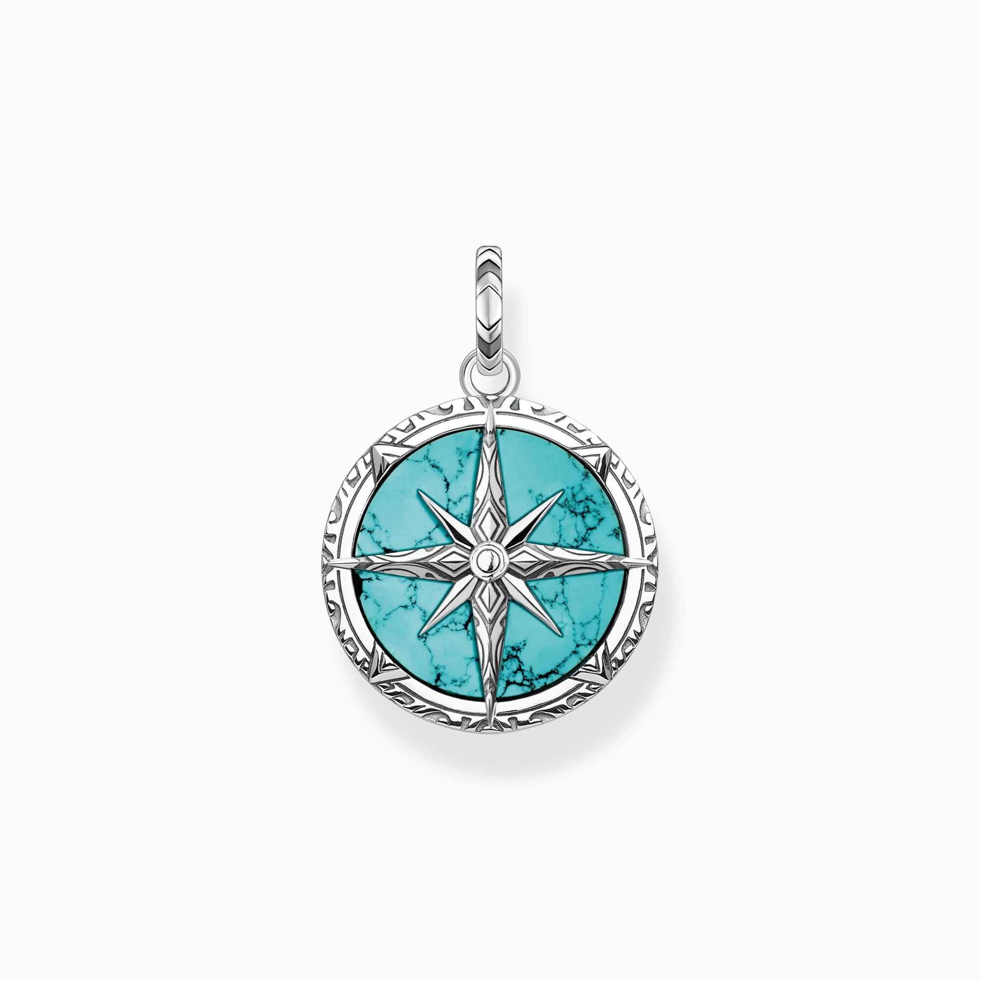 Pendant compass turquoise from the  collection in the THOMAS SABO online store