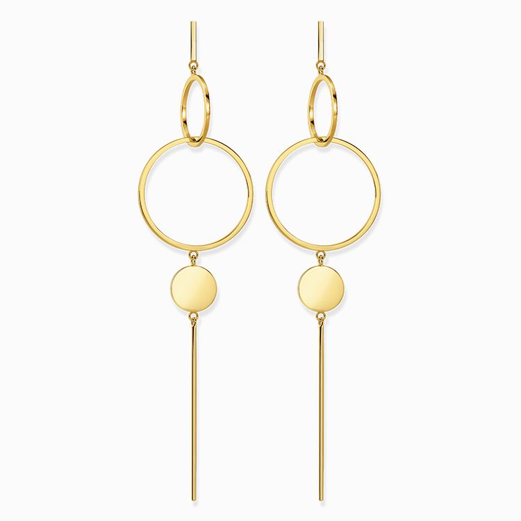Earrings disc from the  collection in the THOMAS SABO online store