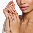 Ring mit pinken und wei&szlig;en Steinen Silber aus der  Kollektion im Online Shop von THOMAS SABO
