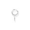 Single hoop earring with cross prendant silver from the Charming Collection collection in the THOMAS SABO online store