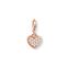 Charm pendant glitter heart from the Charm Club collection in the THOMAS SABO online store