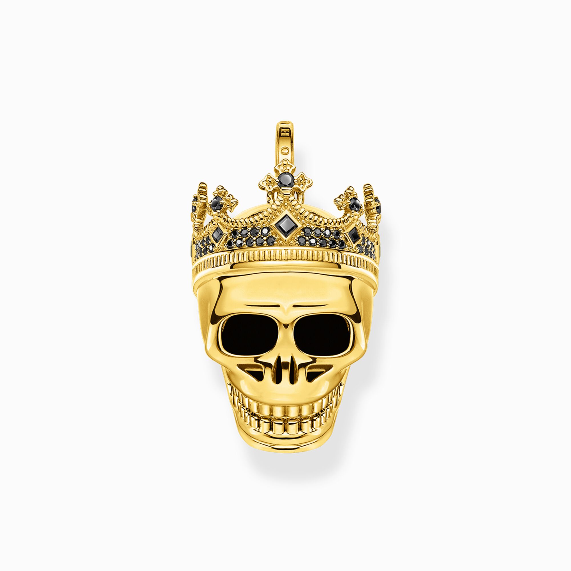 Pendant skull king gold from the  collection in the THOMAS SABO online store