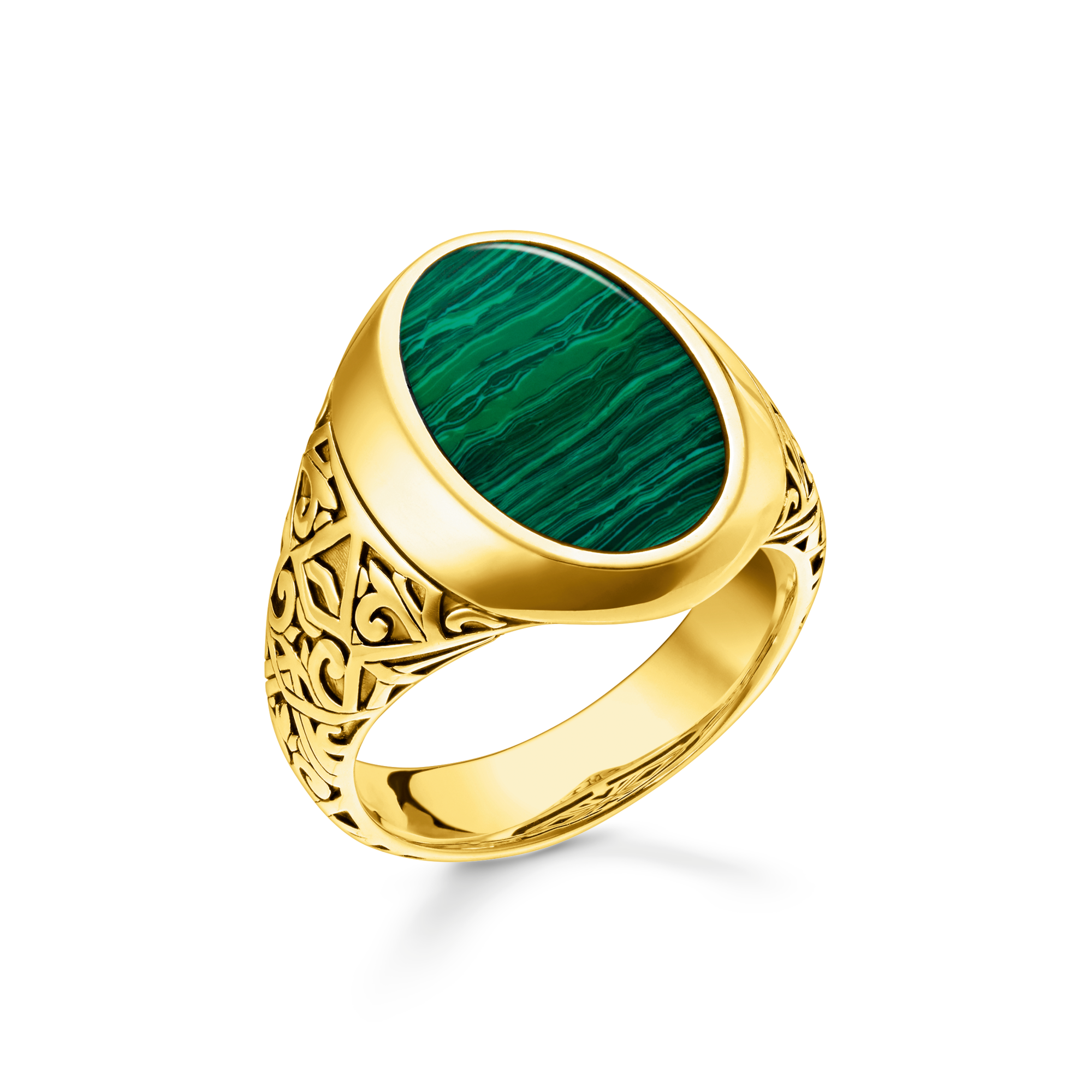 Thomas Sabo Ring grün-gold grün TR2242-140-6-52