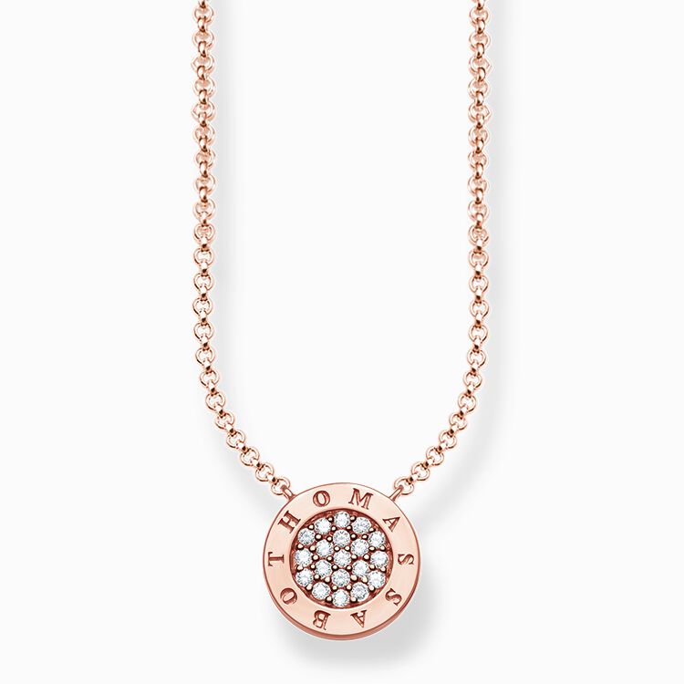 Necklace classic pav&eacute; from the  collection in the THOMAS SABO online store