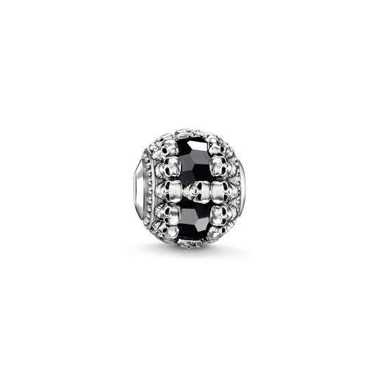 Bead black skulls from the Karma Beads collection in the THOMAS SABO online store