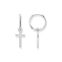 Hoop earrings cross from the  collection in the THOMAS SABO online store