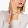 Ledamot Charm-armband med vit Charmista Coin silver ur kollektionen Charm Club i THOMAS SABO:s onlineshop