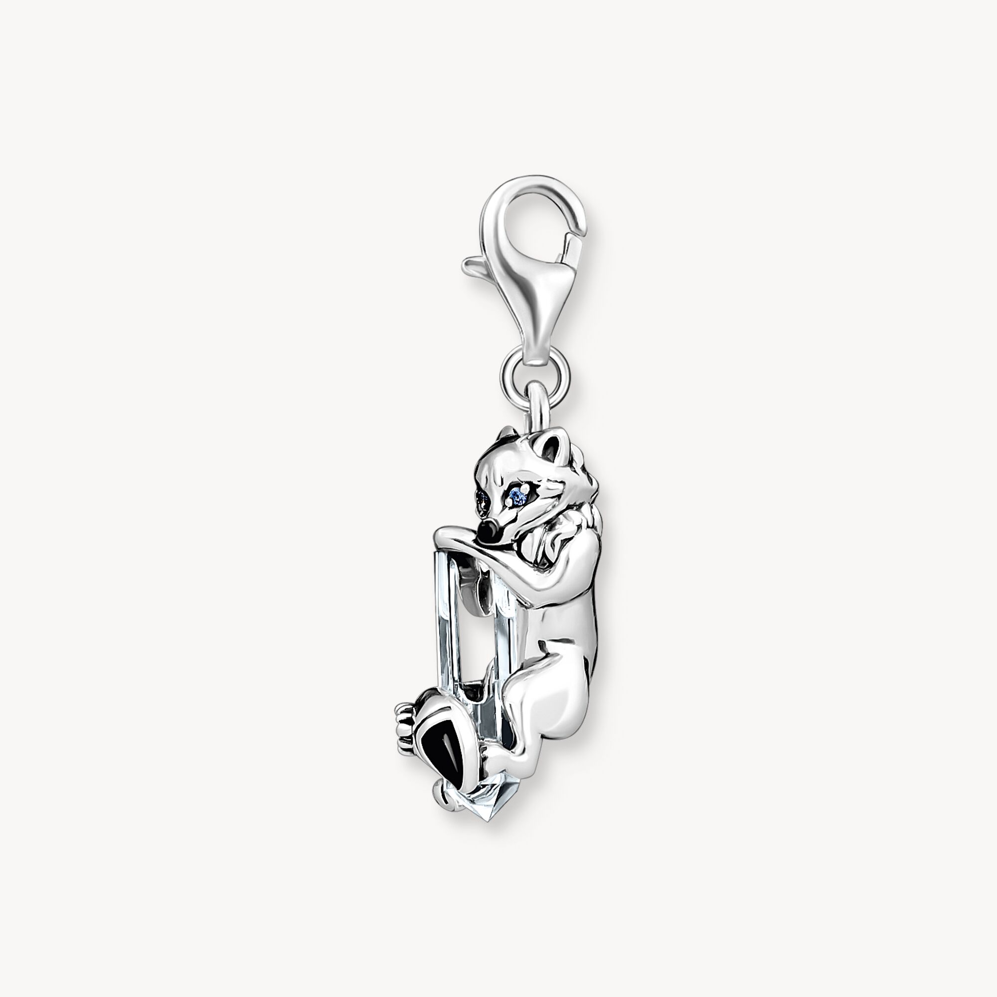 Charm: arctic fox with cold enamel stones THOMAS SABO