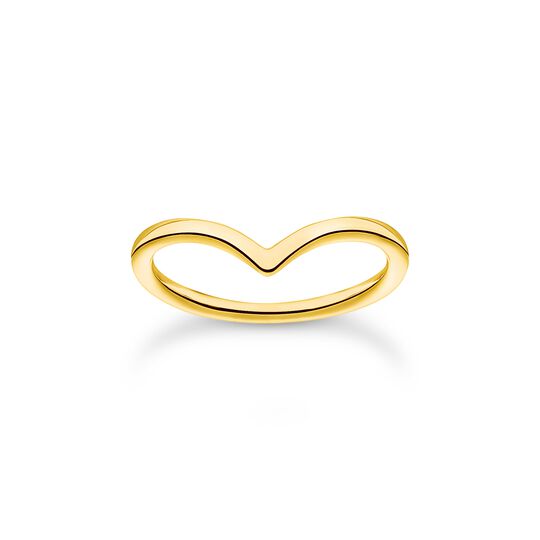 Ring V-formad guld ur kollektionen Charming Collection i THOMAS SABO:s onlineshop