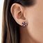 Ear studs flower silver with stones from the  collection in the THOMAS SABO online store