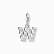 Charm pendant letter W from the Charm Club collection in the THOMAS SABO online store
